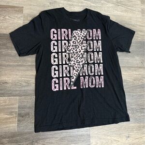 Kiss Black and Pink Graphic Kids Shirt